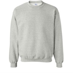 Gildan Men's Crewneck Sweater in Light Gray